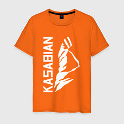 Футболка хлопковая мужская Kasabian цвета оранжевый — фото 1