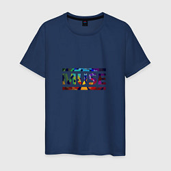 Футболка хлопковая мужская Muse Colour, цвет: тёмно-синий
