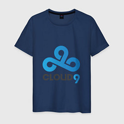 Футболка хлопковая мужская Cloud9, цвет: тёмно-синий
