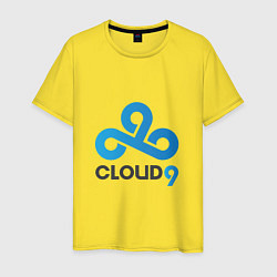 Футболка хлопковая мужская Cloud9, цвет: желтый