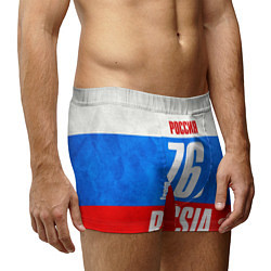 Трусы-боксеры мужские Russia: from 76, цвет: 3D-принт — фото 2