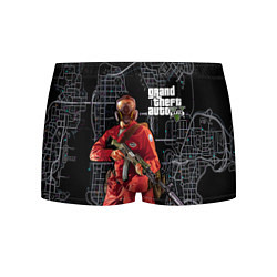 Трусы-боксеры мужские GTA V: Map, цвет: 3D-принт
