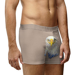 Трусы-боксеры мужские Геометрический орел, цвет: 3D-принт — фото 2