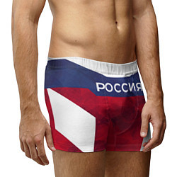 Трусы-боксеры мужские Россия, цвет: 3D-принт — фото 2