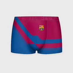 Трусы-боксеры мужские Barcelona FC: Blue style, цвет: 3D-принт