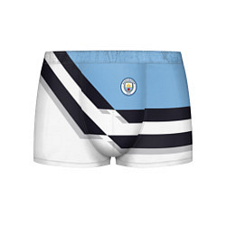 Трусы-боксеры мужские Manchester City FC: White style, цвет: 3D-принт