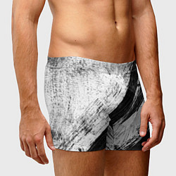 Трусы-боксеры мужские Белый и черный, цвет: 3D-принт — фото 2