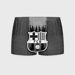 Мужские трусы FC Barcelona: Grey Abstract