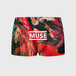 Трусы-боксеры мужские MUSE: Red Colours, цвет: 3D-принт