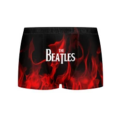 Трусы-боксеры мужские The Beatles: Red Flame, цвет: 3D-принт