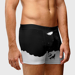 Трусы-боксеры мужские Космический дым, цвет: 3D-принт — фото 2