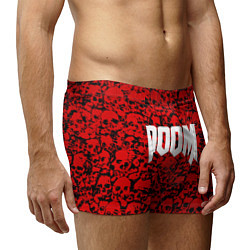 Трусы-боксеры мужские DOOM: Blooded Skuls, цвет: 3D-принт — фото 2