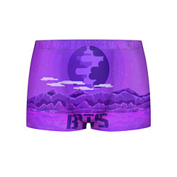 Трусы-боксеры мужские BTS: Violet Mountains, цвет: 3D-принт