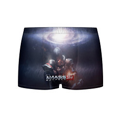 Трусы-боксеры мужские Mass Effect 3, цвет: 3D-принт