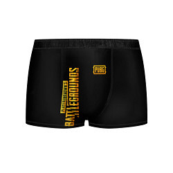 Трусы-боксеры мужские PUBG: Black Style, цвет: 3D-принт