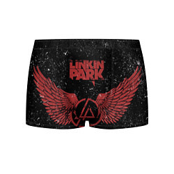 Трусы-боксеры мужские Linkin Park: Red Airs, цвет: 3D-принт