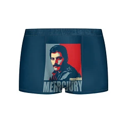 Трусы-боксеры мужские Queen: Freddie Mercury, цвет: 3D-принт