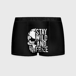 Мужские трусы Stay wild and free