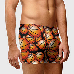 Трусы-боксеры мужские Баскетбольные яркие мячи, цвет: 3D-принт — фото 2