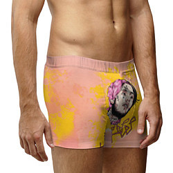 Трусы-боксеры мужские Lil Peep, цвет: 3D-принт — фото 2