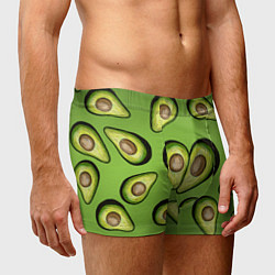 Трусы-боксеры мужские Люблю авокадо, цвет: 3D-принт — фото 2