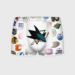 Мужские трусы San Jose Sharks NHL teams pattern