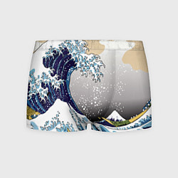 Мужские трусы The great wave off kanagawa