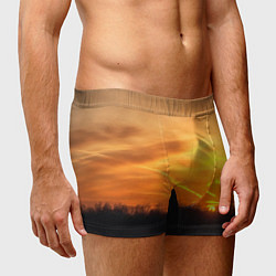 Трусы-боксеры мужские Закат, цвет: 3D-принт — фото 2