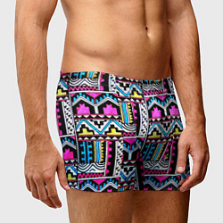 Трусы-боксеры мужские Ацтеки, цвет: 3D-принт — фото 2