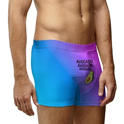 Трусы-боксеры мужские Авокадо, цвет: 3D-принт — фото 2