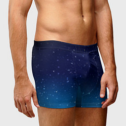 Трусы-боксеры мужские Звездное небо, цвет: 3D-принт — фото 2