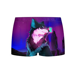 Трусы-боксеры мужские Сказочный волк, цвет: 3D-принт