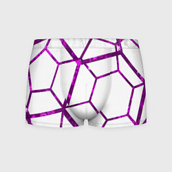 Трусы-боксеры мужские Hexagon, цвет: 3D-принт