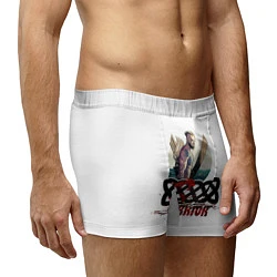 Трусы-боксеры мужские Викинг Бьёрн Железнобокий, цвет: 3D-принт — фото 2
