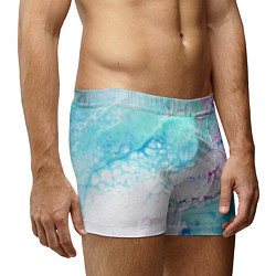 Трусы-боксеры мужские Цветная морская пена, цвет: 3D-принт — фото 2