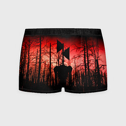 Трусы-боксеры мужские Сиреноголовый Кровавый Лес, цвет: 3D-принт