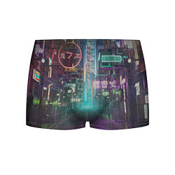 Трусы-боксеры мужские Neon Tokyo, цвет: 3D-принт