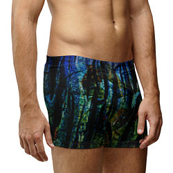 Трусы-боксеры мужские Разноцветная гора, цвет: 3D-принт — фото 2