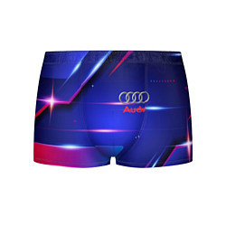Трусы-боксеры мужские Ауди Audi синива, цвет: 3D-принт