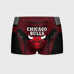 Трусы-боксеры мужские CHICAGO BULLS ЧИКАГО БУЛЛС НА ФОНЕ, цвет: 3D-принт