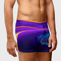 Трусы-боксеры мужские Аква принт, цвет: 3D-принт — фото 2