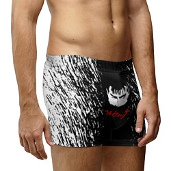 Трусы-боксеры мужские Берсерк серьезный взгляд, цвет: 3D-принт — фото 2