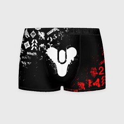Мужские трусы DESTINY 2 RED & WHITE PATTERN LOGO