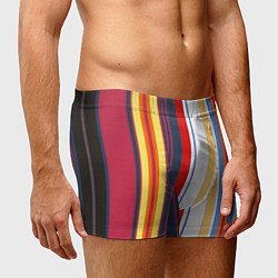 Трусы-боксеры мужские Stripes Abstract, цвет: 3D-принт — фото 2