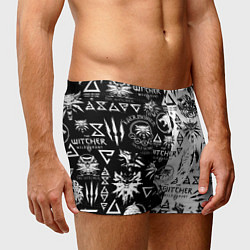 Трусы-боксеры мужские THE WITCHER LOGOOMBING ВЕДЬМАК ПАТТЕРН, цвет: 3D-принт — фото 2