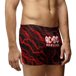 Трусы-боксеры мужские ACDC Разряды молнии, цвет: 3D-принт — фото 2