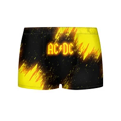 Трусы-боксеры мужские ACDC - Neon, цвет: 3D-принт