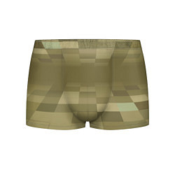 Трусы-боксеры мужские Пиксельный военный фон, цвет: 3D-принт