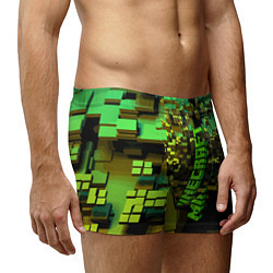 Трусы-боксеры мужские Minecraft, pattern 2022, цвет: 3D-принт — фото 2