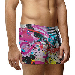 Трусы-боксеры мужские Граффити Vanguard pattern, цвет: 3D-принт — фото 2